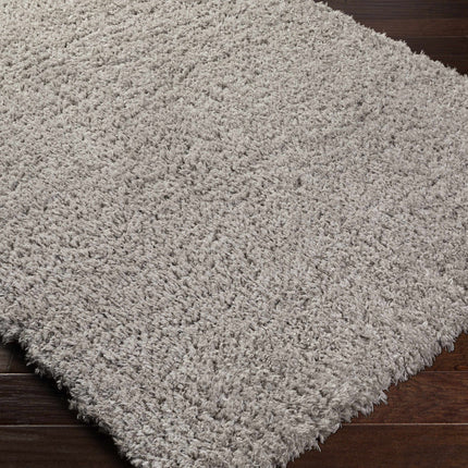 Siari Solid Medium Gray Shag Rug Rugs TriadCommerceInc
