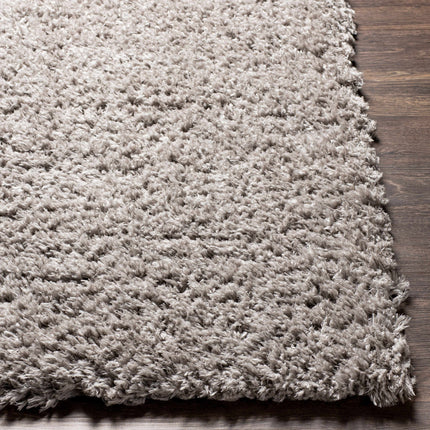 Siari Solid Medium Gray Shag Rug Rugs TriadCommerceInc