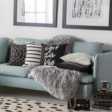 Guiseley Dalmatian Wool Area Rug Rugs TriadCommerceInc