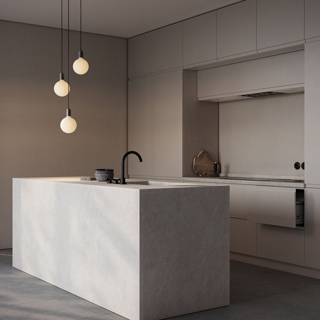 Triple Pendant in Graphite + Sphere IV Home Decor > Lighting > Ceiling Lights > Pendant Lights > Cluster Pendants TriadCommerceInc