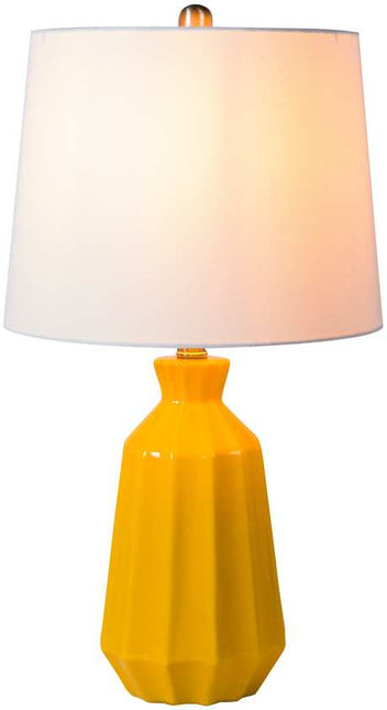 Raseborg Yellow Table Lamp Lighting TriadCommerceInc 24"H x 13"W x 13"D