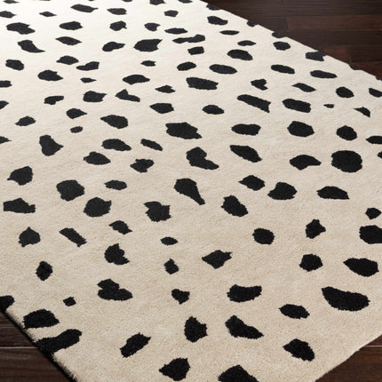 Guiseley Dalmatian Wool Area Rug Rugs TriadCommerceInc