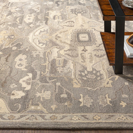 Broomfield 1196 Hand Tufted Taupe Wool Rug Rugs TriadCommerceInc