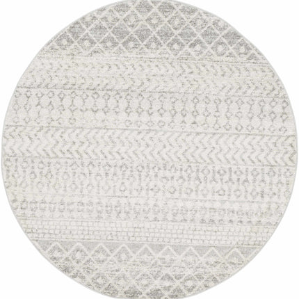 Constantin Gray Area Rug Rugs TriadCommerceInc 5'3" Round