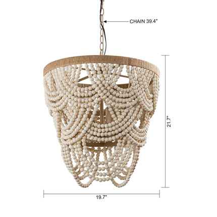 Hatfield Wood Chandelier Home Decor > Lighting > Ceiling Lights > Chandelier TriadCommerceInc