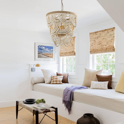 Hatfield Wood Chandelier Home Decor > Lighting > Ceiling Lights > Chandelier TriadCommerceInc