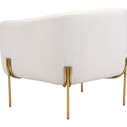 Micaela Armchair Ivory Seating TriadCommerceInc   