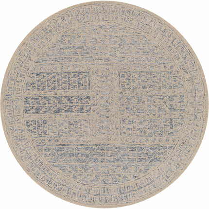 Hinton Wool Area Rug Rugs TriadCommerceInc 6' Round