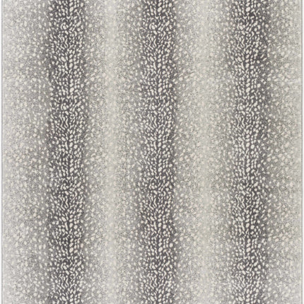 Pointblank Black&Gray Antelope Print Rug Rugs TriadCommerceInc 5'3" x 7'1" Rectangle