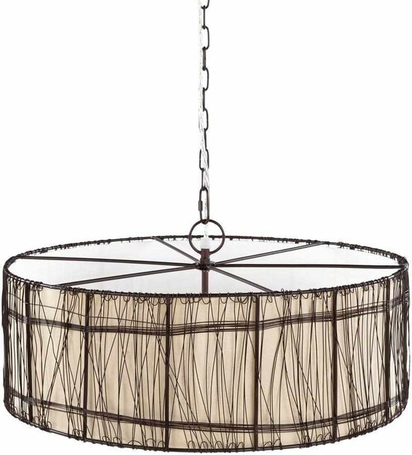 Aggsbach Pendant Light Home Decor > Lighting > Ceiling Lights > Pendant Lights TriadCommerceInc 8"H x 22"W x 22"D
