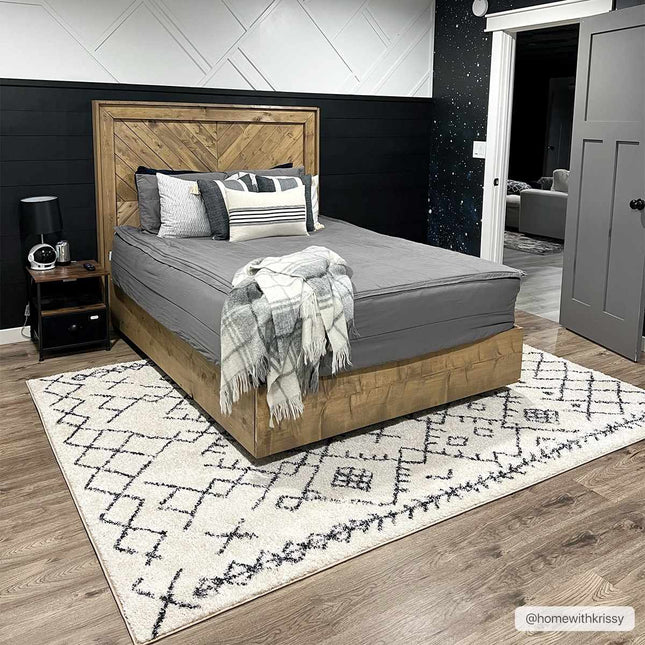 Elyes Beige Washable Area Rug Rugs TriadCommerceInc
