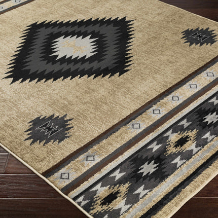 Buckhaven Brown Aztec Carpet Rugs TriadCommerceInc