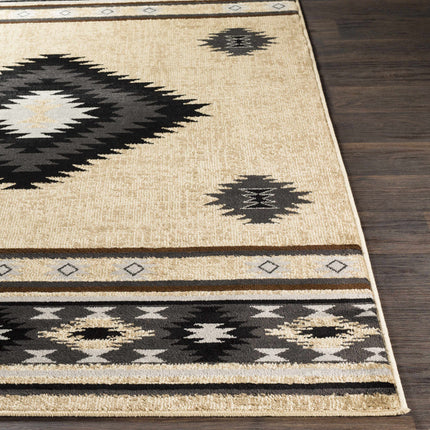 Buckhaven Brown Aztec Carpet Rugs TriadCommerceInc