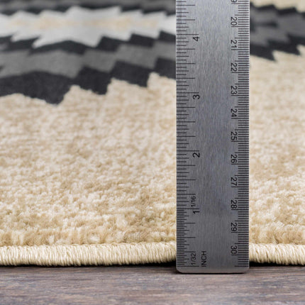 Buckhaven Brown Aztec Carpet Rugs TriadCommerceInc