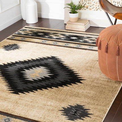 Buckhaven Brown Aztec Carpet Rugs TriadCommerceInc
