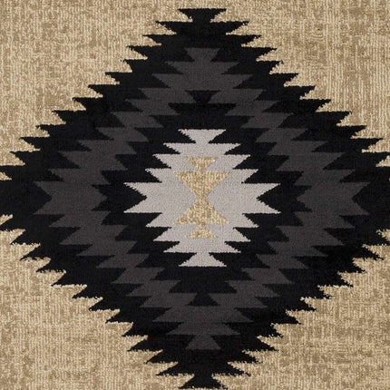 Buckhaven Brown Aztec Carpet Rugs TriadCommerceInc
