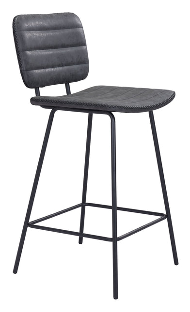 Boston Counter Stool (Set of 2) Vintage Black Counter Stools TriadCommerceInc Default Title  