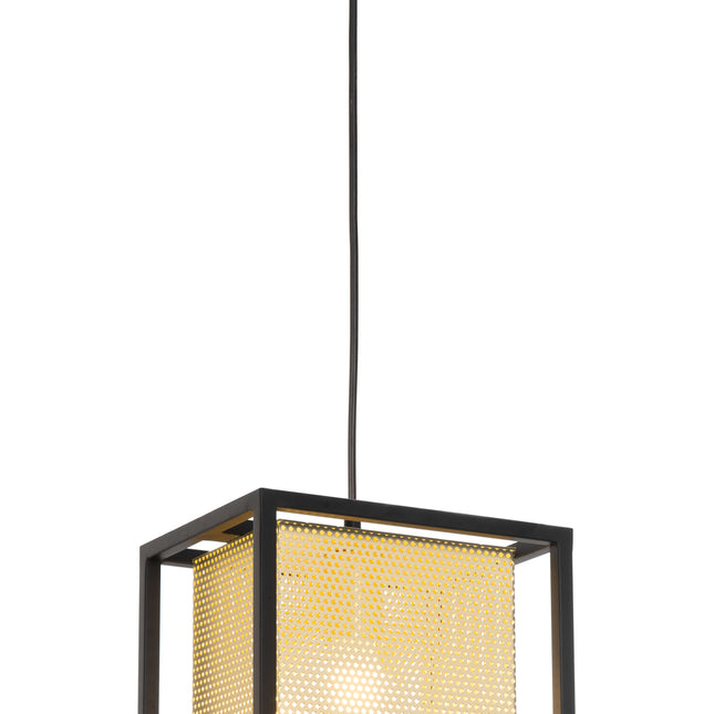 Yves Ceiling Lamp Gold & Black Pendants TriadCommerceInc   