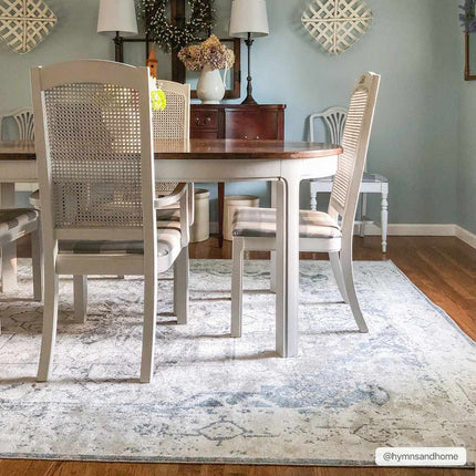 Hera Ivory Flat Pile Washable Rug Rugs TriadCommerceInc