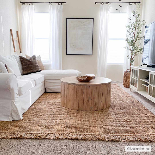Senneterre Natural Jute Rug Rugs TriadCommerceInc