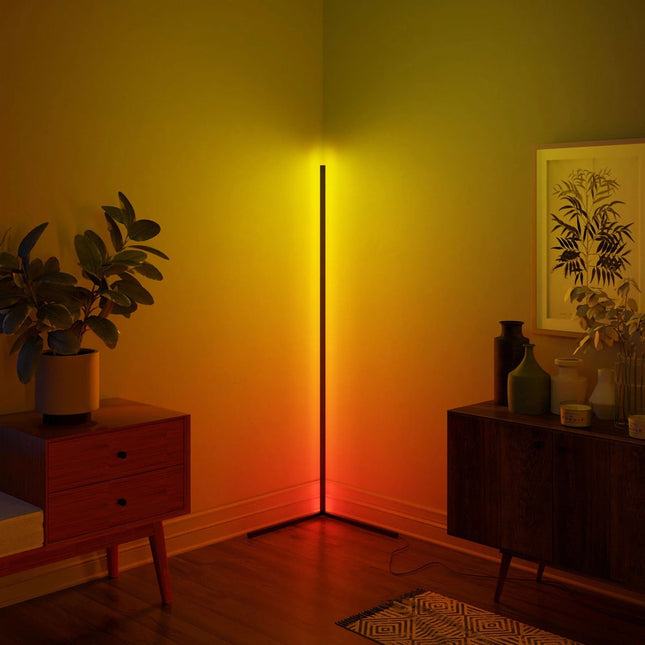 RGBCW Corner Floor Lamp Floor Lamps TriadCommerceInc