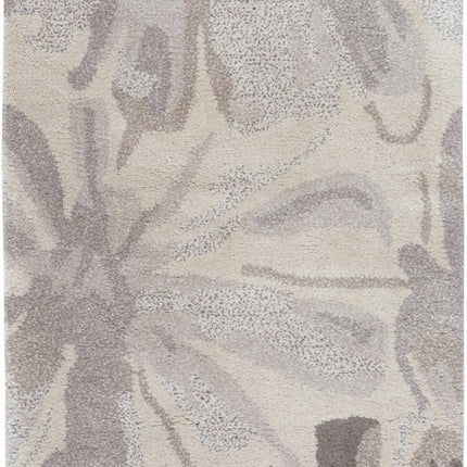 Ilfeld Athena Gray Floral Wool Rug Rugs TriadCommerceInc 2' x 3' Rectangle