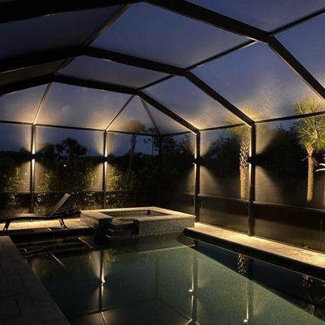 Stelvio Low Voltage Outdoor Sconce White Finish Sconce Light TriadCommerceInc