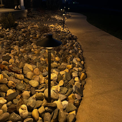 Tulay 18 Inch Black Low Voltage Path Light Path Light TriadCommerceInc