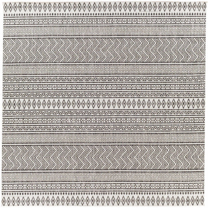 Imboden Black&White Outdoor Rug Rugs TriadCommerceInc 6'7" Square