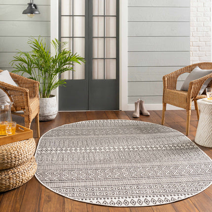 Imboden Black&White Outdoor Rug Rugs TriadCommerceInc