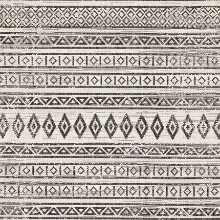 Imboden Black&White Outdoor Rug Rugs TriadCommerceInc 7'10" x 10'2" Rectangle