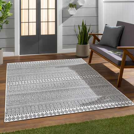 Imboden Black&White Outdoor Rug Rugs TriadCommerceInc