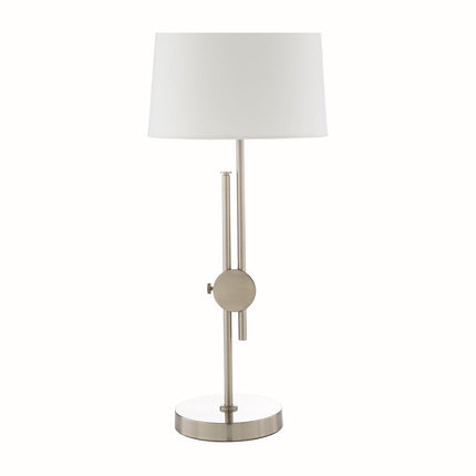 Lackenbach Modern White Table Lamp Home Decor > Lighting > Lamp > Table Lamps TriadCommerceInc 25"H x 10"W x 10"D