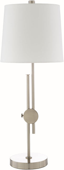 Lackenbach Modern White Table Lamp Home Decor > Lighting > Lamp > Table Lamps TriadCommerceInc 25"H x 10"W x 10"D