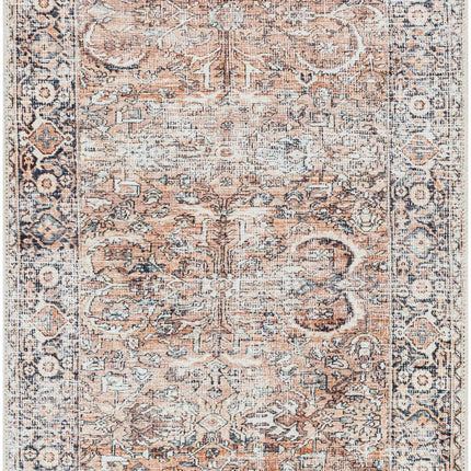 Tan Jill Vintage Washable Area Rug - Clearance Rugs TriadCommerceInc * 2'7" x 7'3" Runner