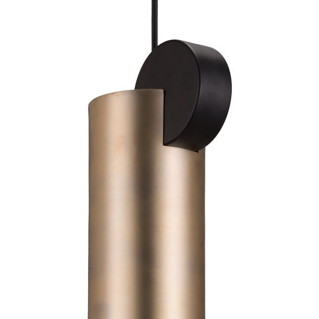 Martiza Ceiling Lamp Gold & Black Pendants TriadCommerceInc   