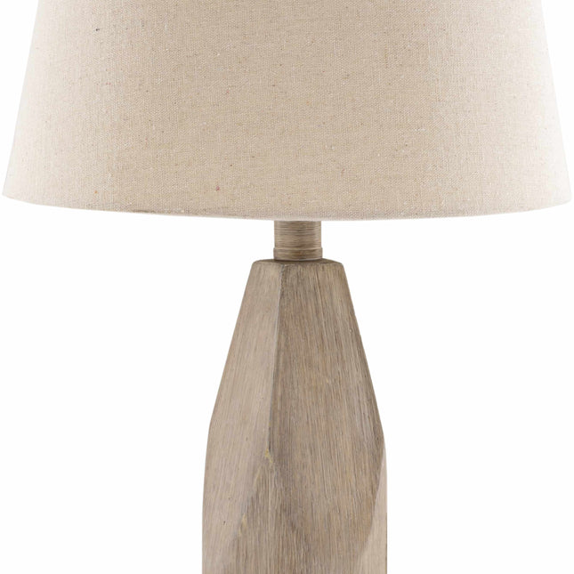 Simala Wood Table Lamp Table Lamps TriadCommerceInc 24"H x 12"W x 12"D