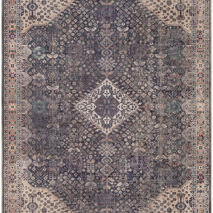 Kittrell Vintage Flat Pile Washable Rug - Clearance Rugs TriadCommerceInc 5'3" x 7'3" Rectangle