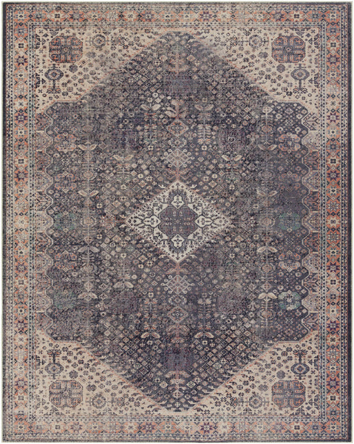 Kittrell Vintage Flat Pile Washable Rug - Clearance Rugs TriadCommerceInc 7'10" x 10'2" Rectangle