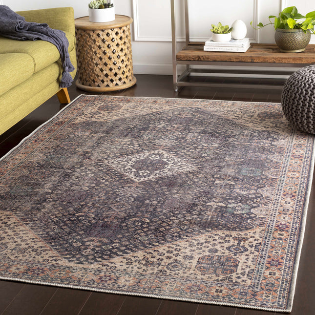 Kittrell Vintage Flat Pile Washable Rug - Clearance Rugs TriadCommerceInc