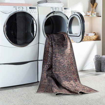 Kittrell Vintage Flat Pile Washable Rug - Clearance Rugs TriadCommerceInc