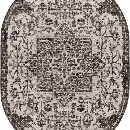 Charcoal Kilmacolm Indoor & Outdoor Rug - Clearance Rugs TriadCommerceInc