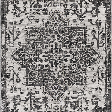 Charcoal Kilmacolm Indoor & Outdoor Rug - Clearance Rugs TriadCommerceInc * 5'3" x 7'7" Rectangle