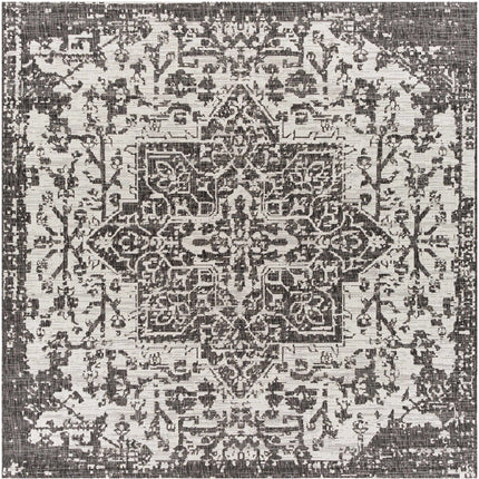 Charcoal Kilmacolm Indoor & Outdoor Rug - Clearance Rugs TriadCommerceInc 7'10" Square
