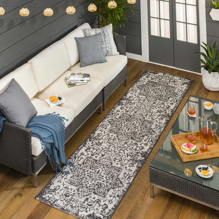 Charcoal Kilmacolm Indoor & Outdoor Rug - Clearance Rugs TriadCommerceInc