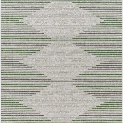 Stephan Green Outdoor Rug Rugs TriadCommerceInc 5'3" x 7'7" Rectangle