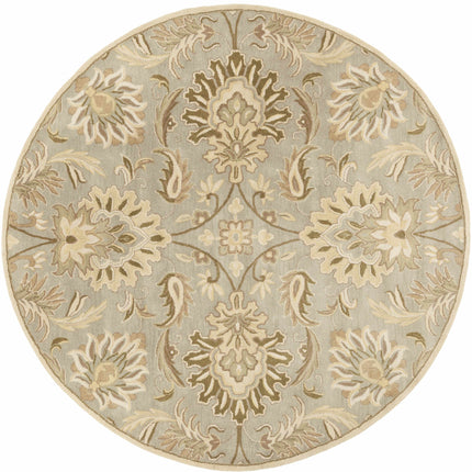 Chesterton Hand Tufted Ivory 1111 Area Rug Rugs TriadCommerceInc 8' Round