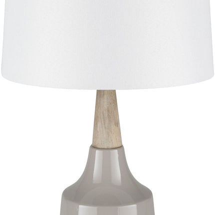 Wallner Modern Medium Gray Table Lamp Lighting TriadCommerceInc 27.5"H x 15"W x 15"D