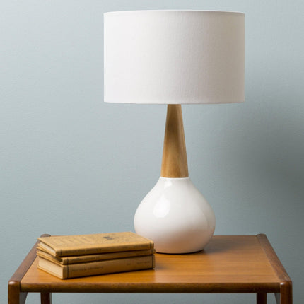 Wolf Modern White Table Lamp Lighting TriadCommerceInc