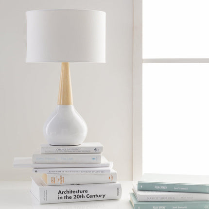 Wolf Modern White Table Lamp Lighting TriadCommerceInc